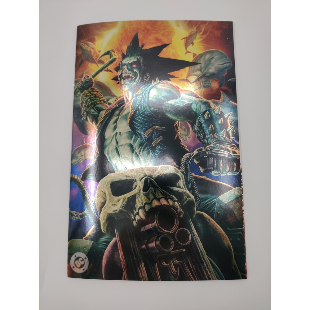 Lobo #1 DC All In Lee Bermejo Wraparound Variant Cover Foil DC Comics 2024
